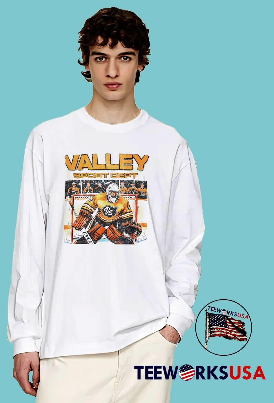 Valley Sport Dept Hockey Goalie Graphic shirt