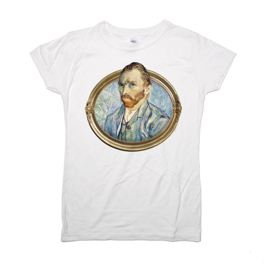 Van Gogh Full Color Framed Self Portrait Painting