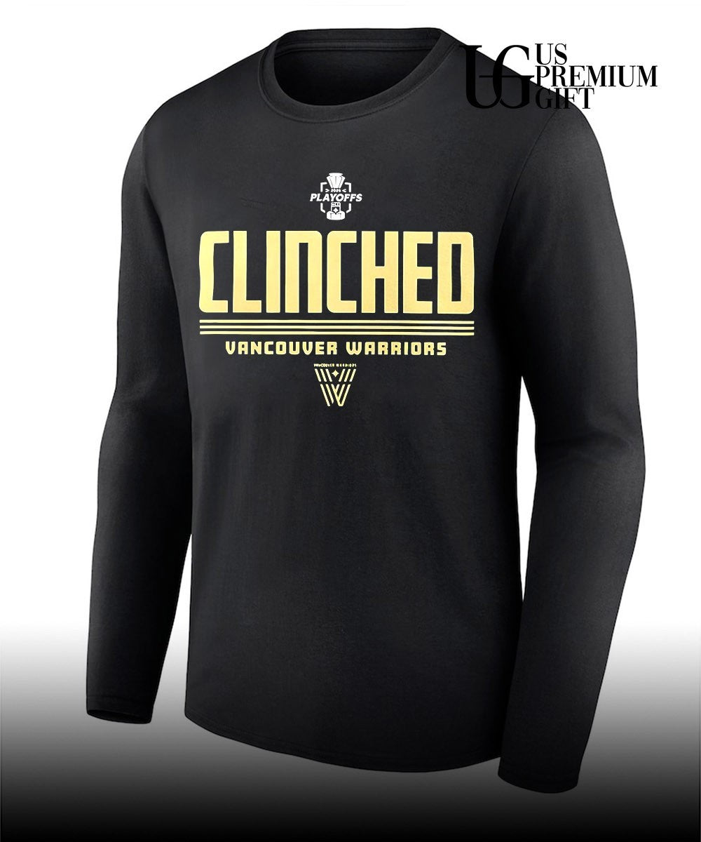 Vancouver Warriors Clenched NLL 2026 Playoffs shirt