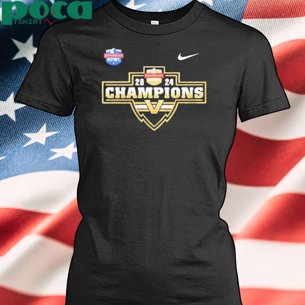 Vanderbilt Football Birmingham Bowl Champions 2024 Shirt