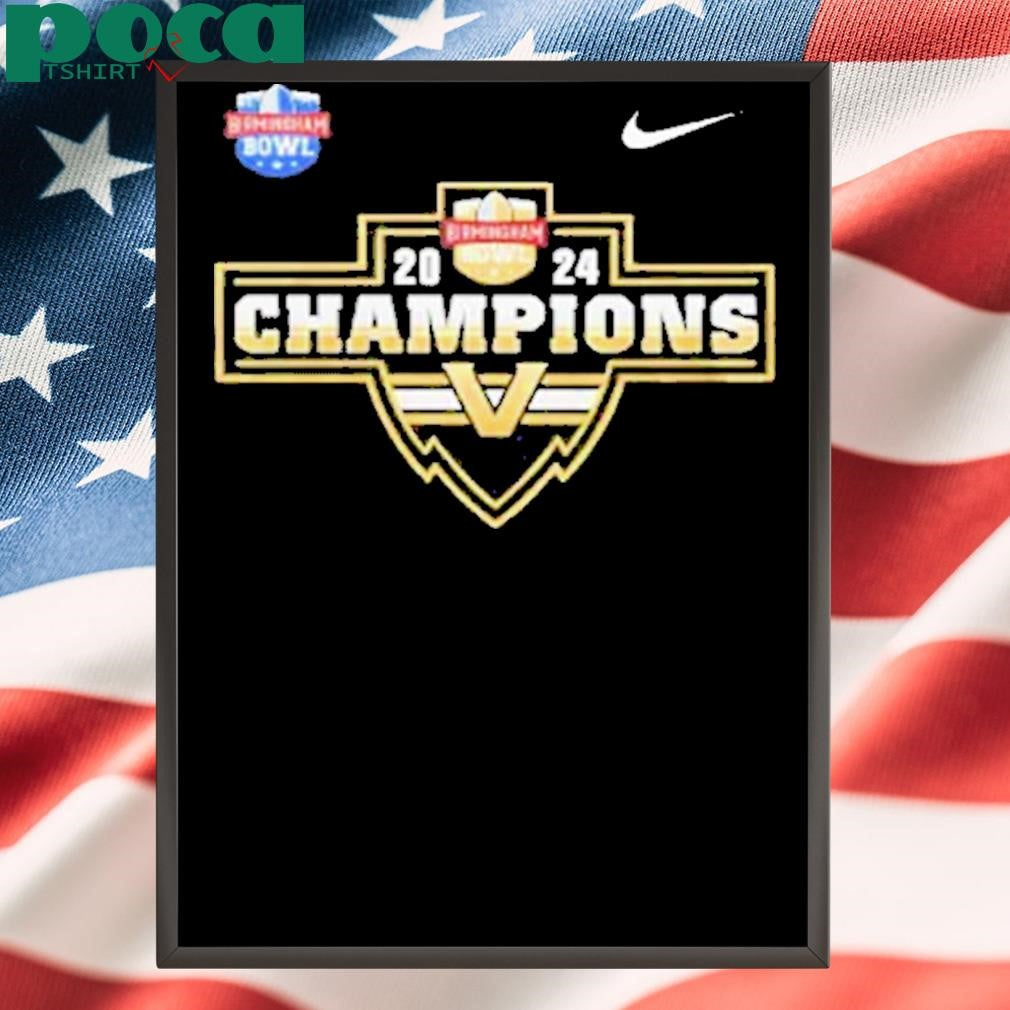 Vanderbilt Football Birmingham Bowl Champions 2024 Shirt