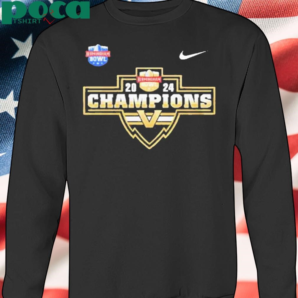 Vanderbilt Football Birmingham Bowl Champions 2024 Shirt
