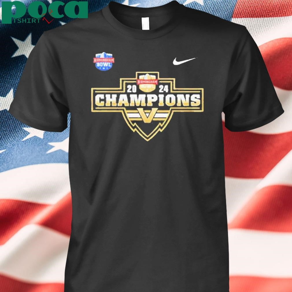 Vanderbilt Football Birmingham Bowl Champions 2024 Shirt