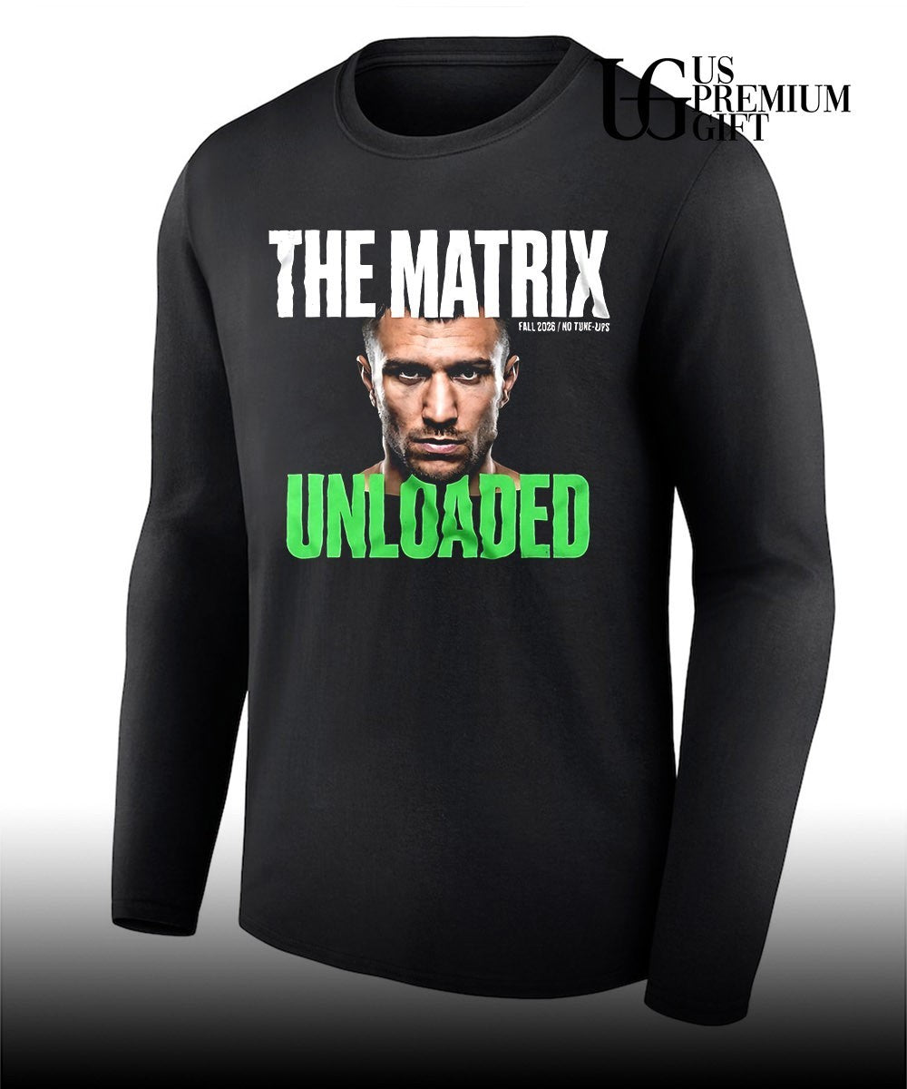 Vasyl Lomachenko boxing the Matrix fall 2026 no tuneups unloaded shirt
