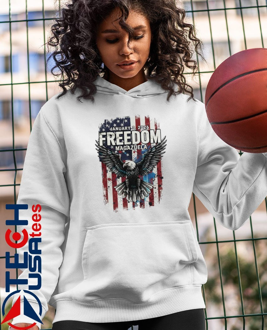 Venezuela January 3 2026 Freedom Magazuela Eagle flag shirt