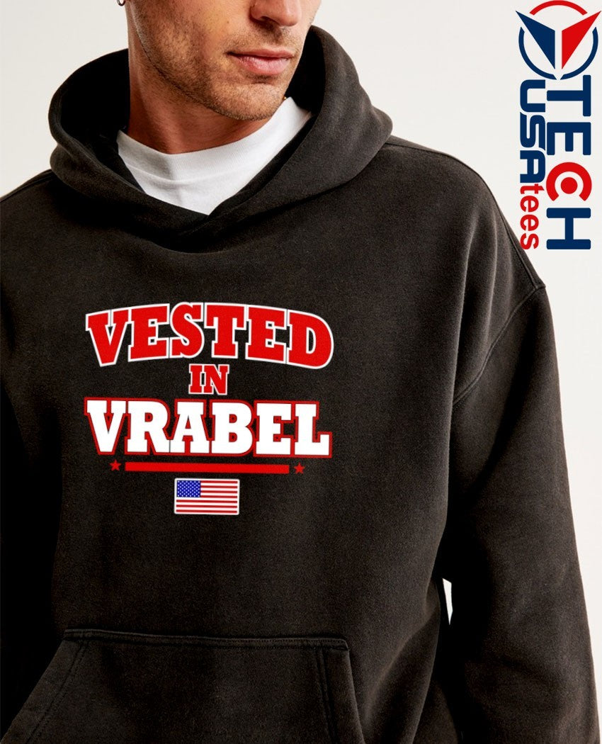Vested in Vrabel USA flag shirt