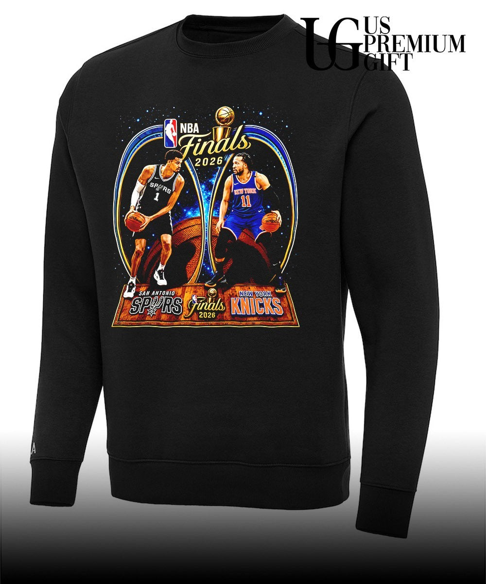 Victor Wembanyama Jalen Brunson Spurs Knicks NBA Finals 2026 shirt