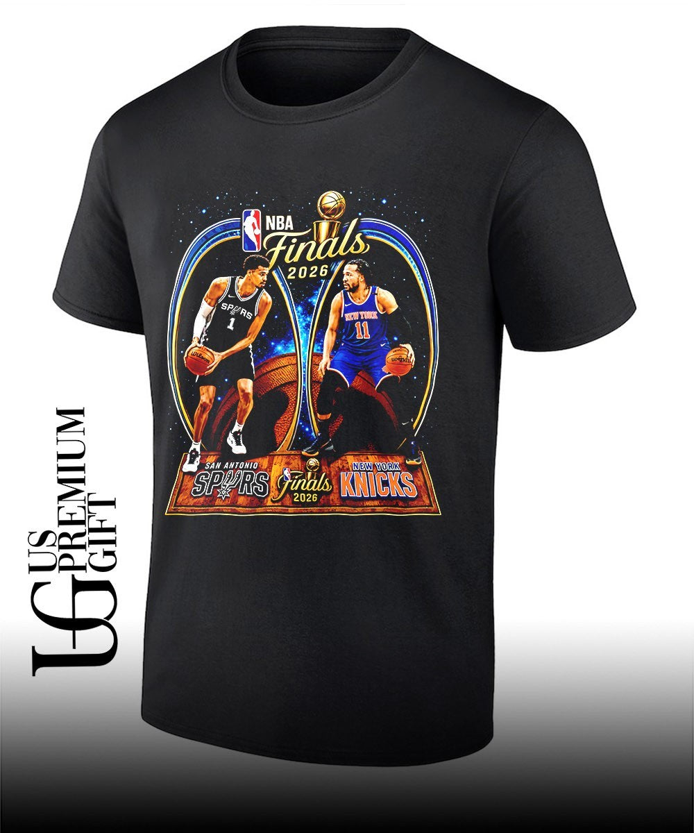 Victor Wembanyama Jalen Brunson Spurs Knicks NBA Finals 2026 shirt