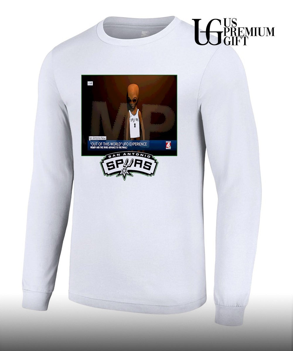 Victor Wembanyama San Antonio Spurs NBA Out of This World UFO Experience shirt