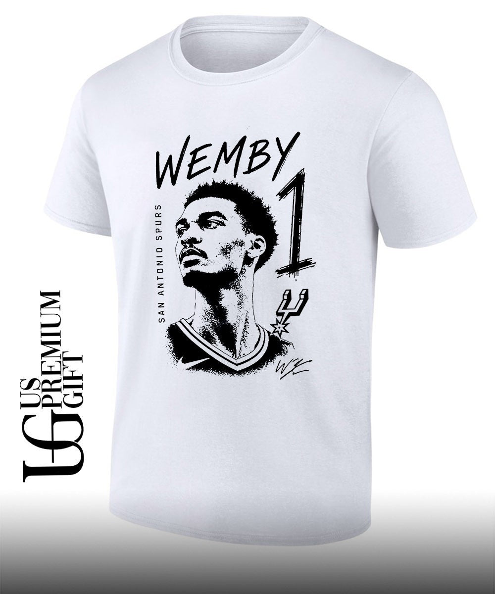 Victor Wembanyama San Antonio Spurs NBA Wemby 1 basketball 2026 Finals shirt