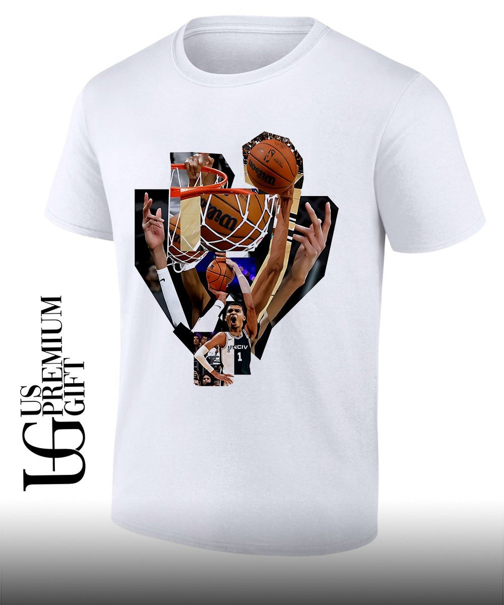 Victor Wembanyama San Antonio Spurs NBA basketball collage shirt