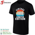 Vintage 1998 limited edition birthday shirt