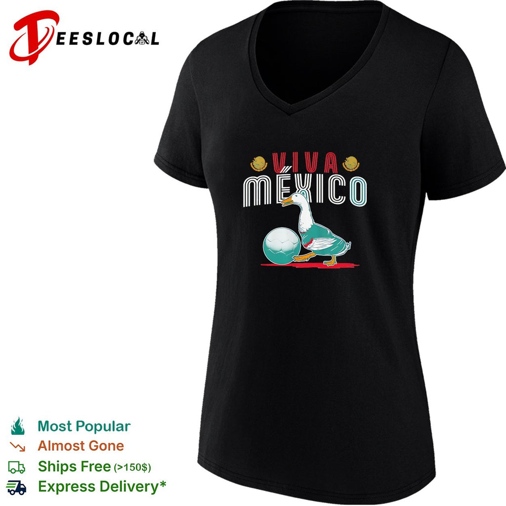 Viva Mexico Merlin The Mexico Duck mascot shirt