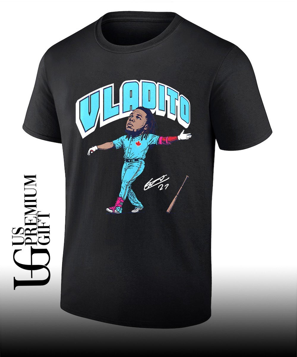 Vladito Vladimir Guerrero Jr. Toronto Blue Jays baseball caricature signature shirt
