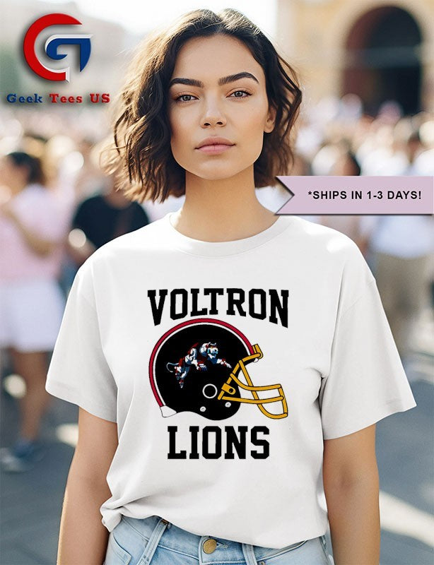 Voltron Lions helmet shirt
