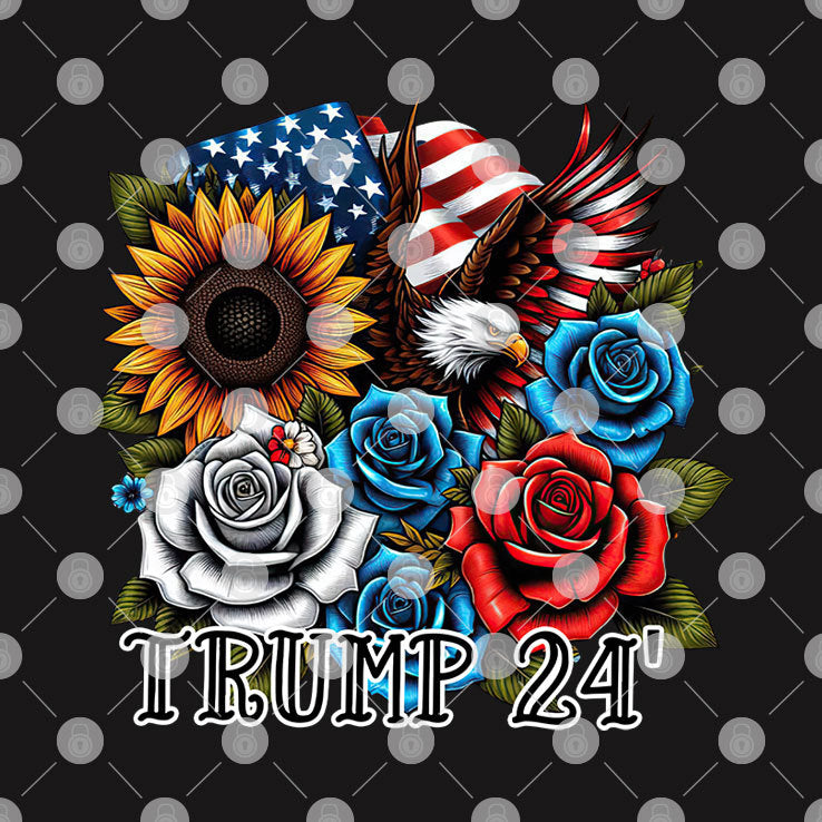 Voting For The Felon Trump 2024 Tattooed Woman Shirt