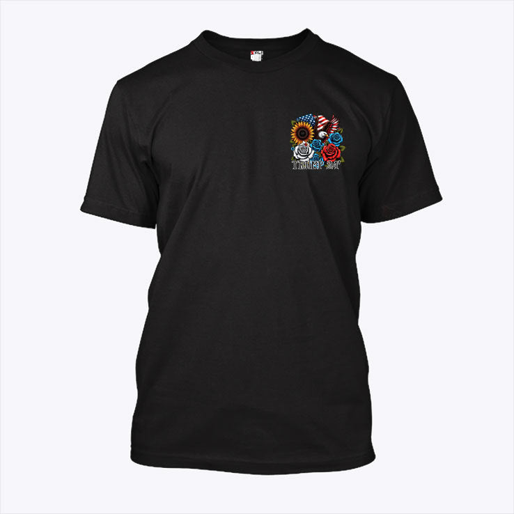 Voting For The Felon Trump 2024 Tattooed Woman Shirt