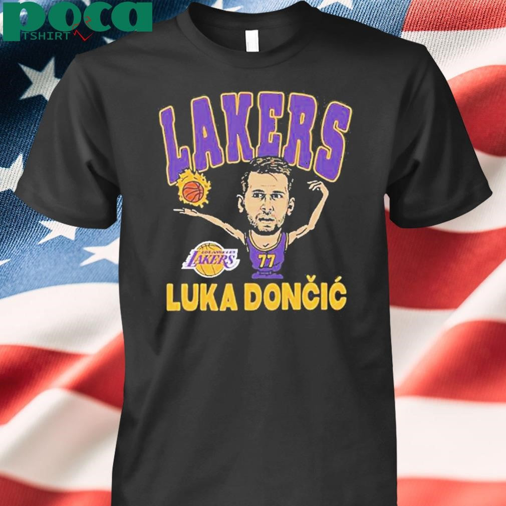 Authorized Luka Doncic Los Angeles Lakers Homage Player Graphicshirt