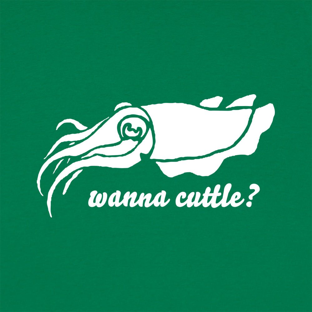 Wanna Cuttle Cuddling Cuttlefish Pun
