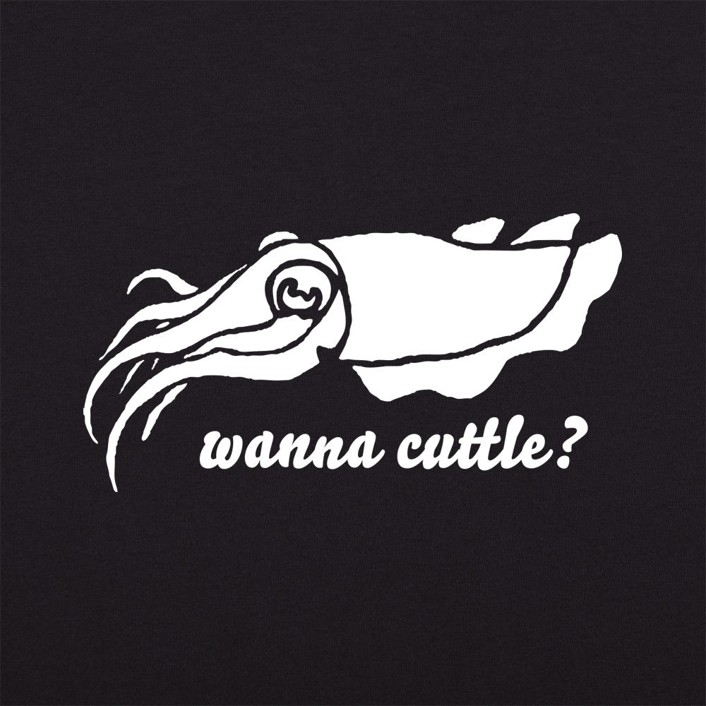 Wanna Cuttle Cuddling Cuttlefish Pun