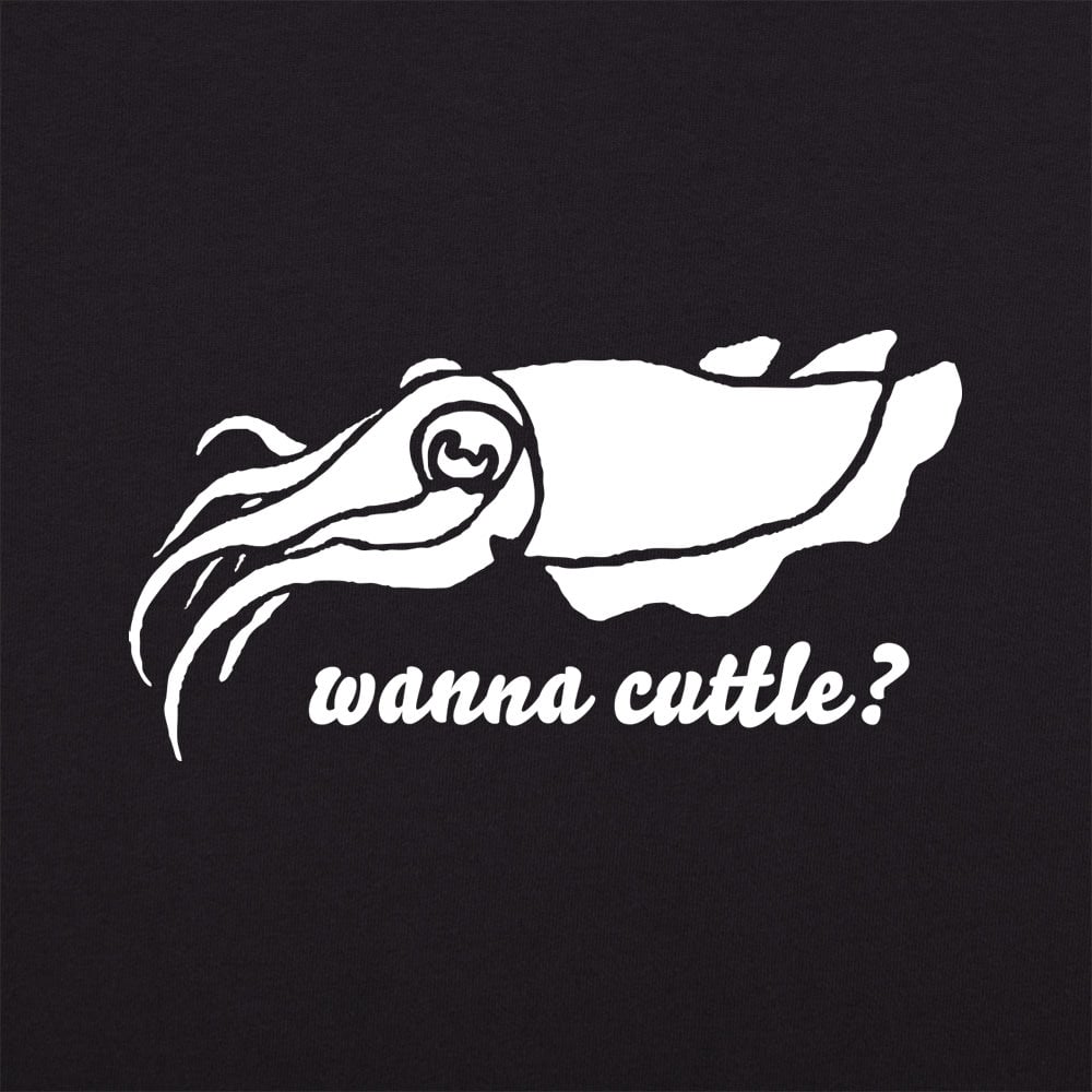 Wanna Cuttle Cuddling Cuttlefish Pun