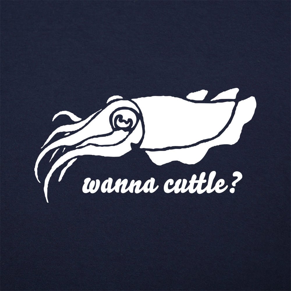 Wanna Cuttle Cuddling Cuttlefish Pun