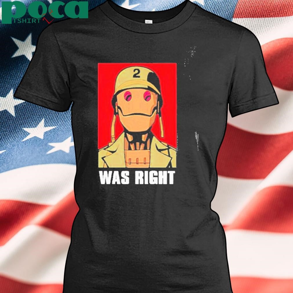 War Never Changes Onision Dotcom Gi Robot Was Right T Shirt