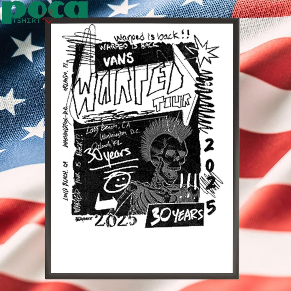 Warped Tour 30 Years Warped Is Back Limited Shirt