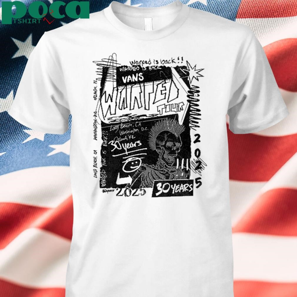 Warped Tour 30 Years Warped Is Back Limited Shirt