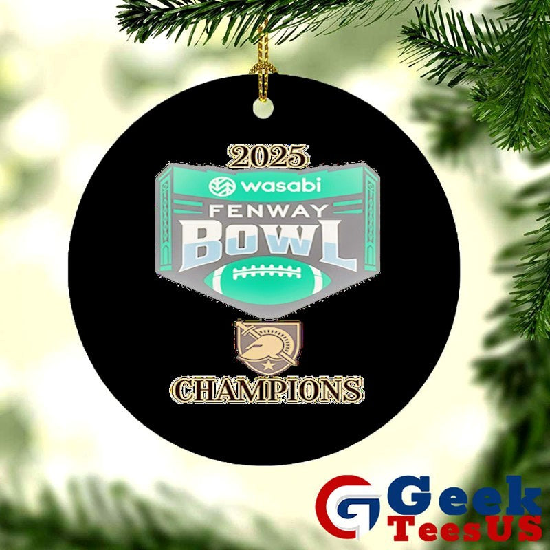 Wasabi Fenway Bowl 2025 Army Black Knights Champions T-shirt