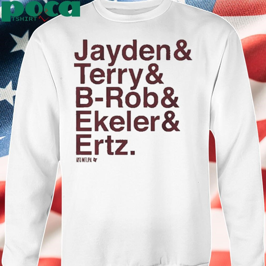Washington Ampersand Stars Jayden & Terry & B-Rob & Ekeler & Ertz Shirt