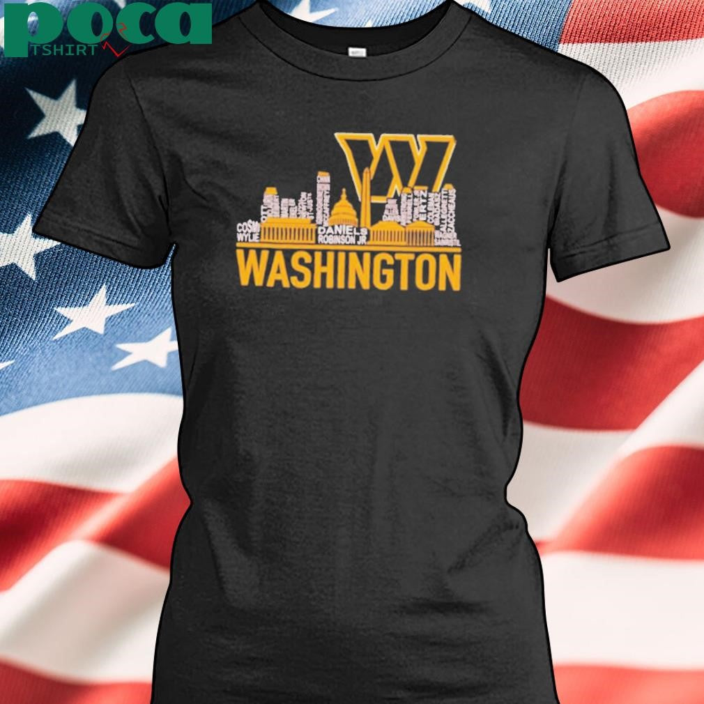 Washington Commanders 2025 Enjoying The Championship City Skyline shirt