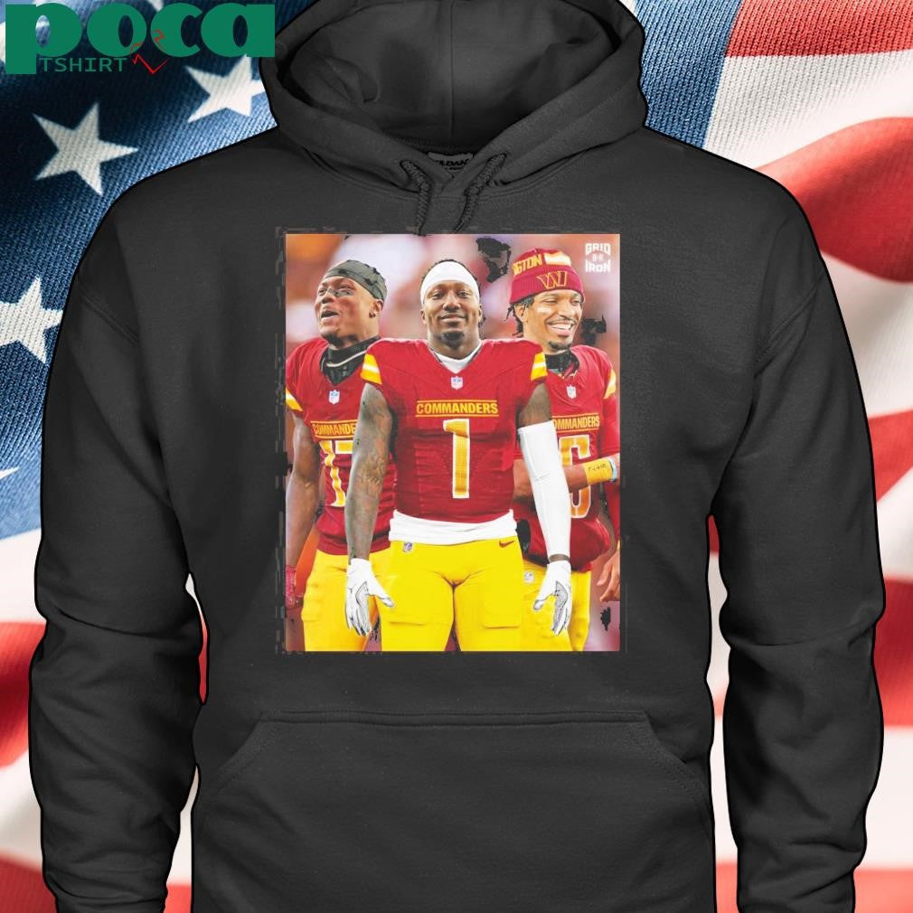 Washington Commanders New Look Offense Qb Jayden Daniels Rb Brian Robinson Jr Rb Austin Ekeler Poster T Shirt