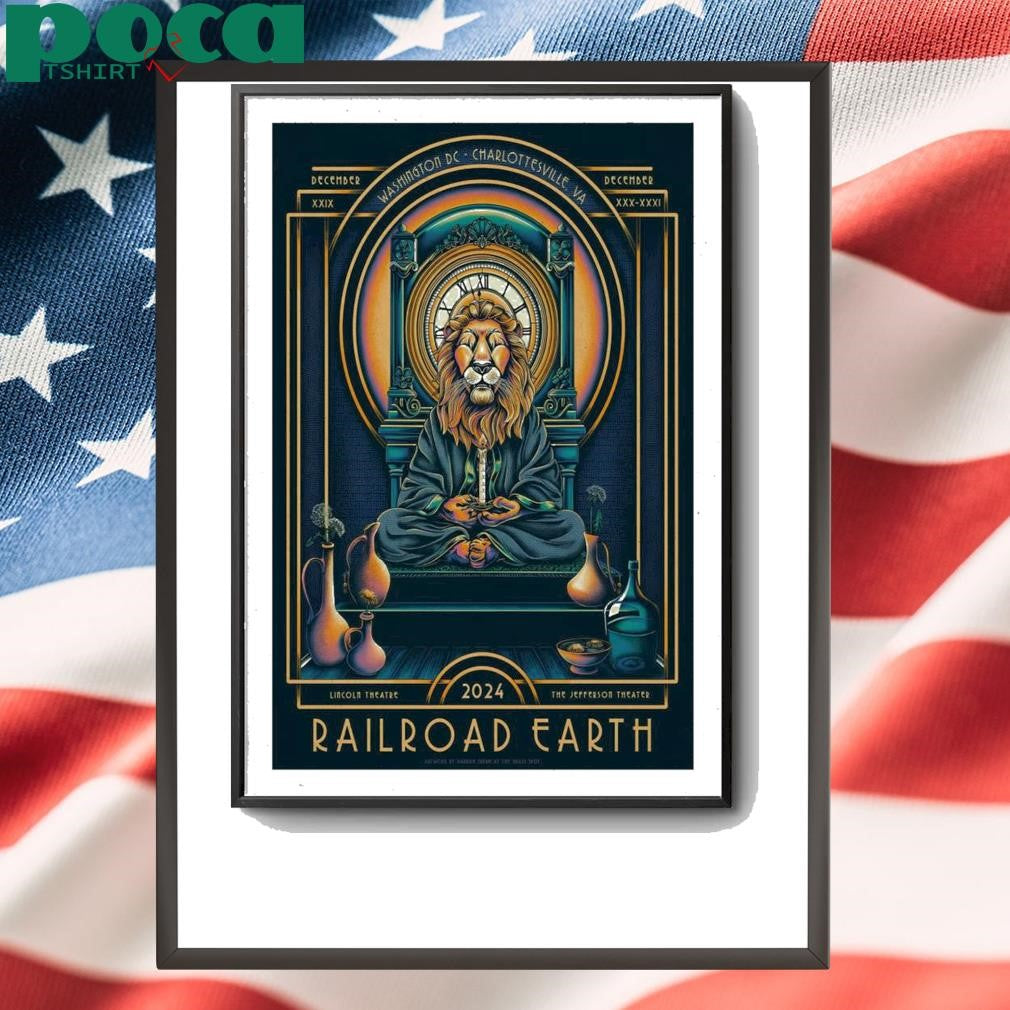 Washington, DC Tour Railroad Earth Dec 29 2024 Poster shirt