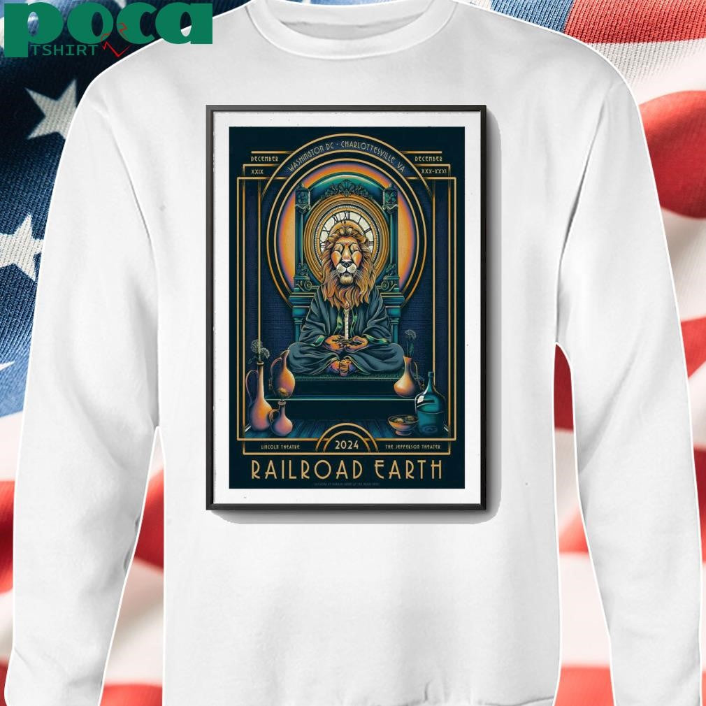Washington, DC Tour Railroad Earth Dec 29 2024 Poster shirt