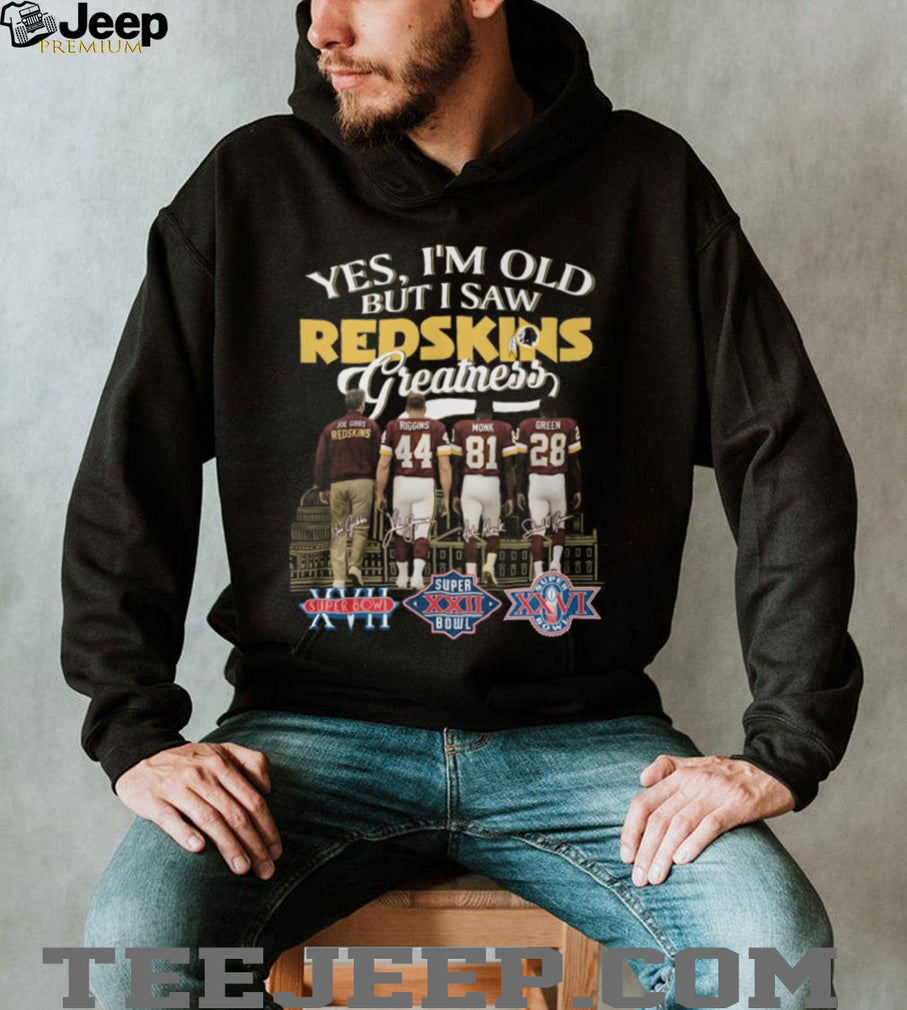 Washington Football Legends Joe Gibbs Era Greatness Vintage Shirt
