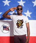 Washington Redskins Skull Ripped Effect T-Shirt