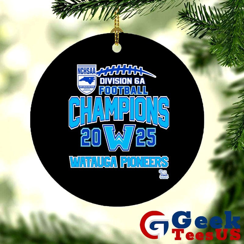 Watauga Pioneers NCHSAA Division 6A Football Champions 2025 T-shirt