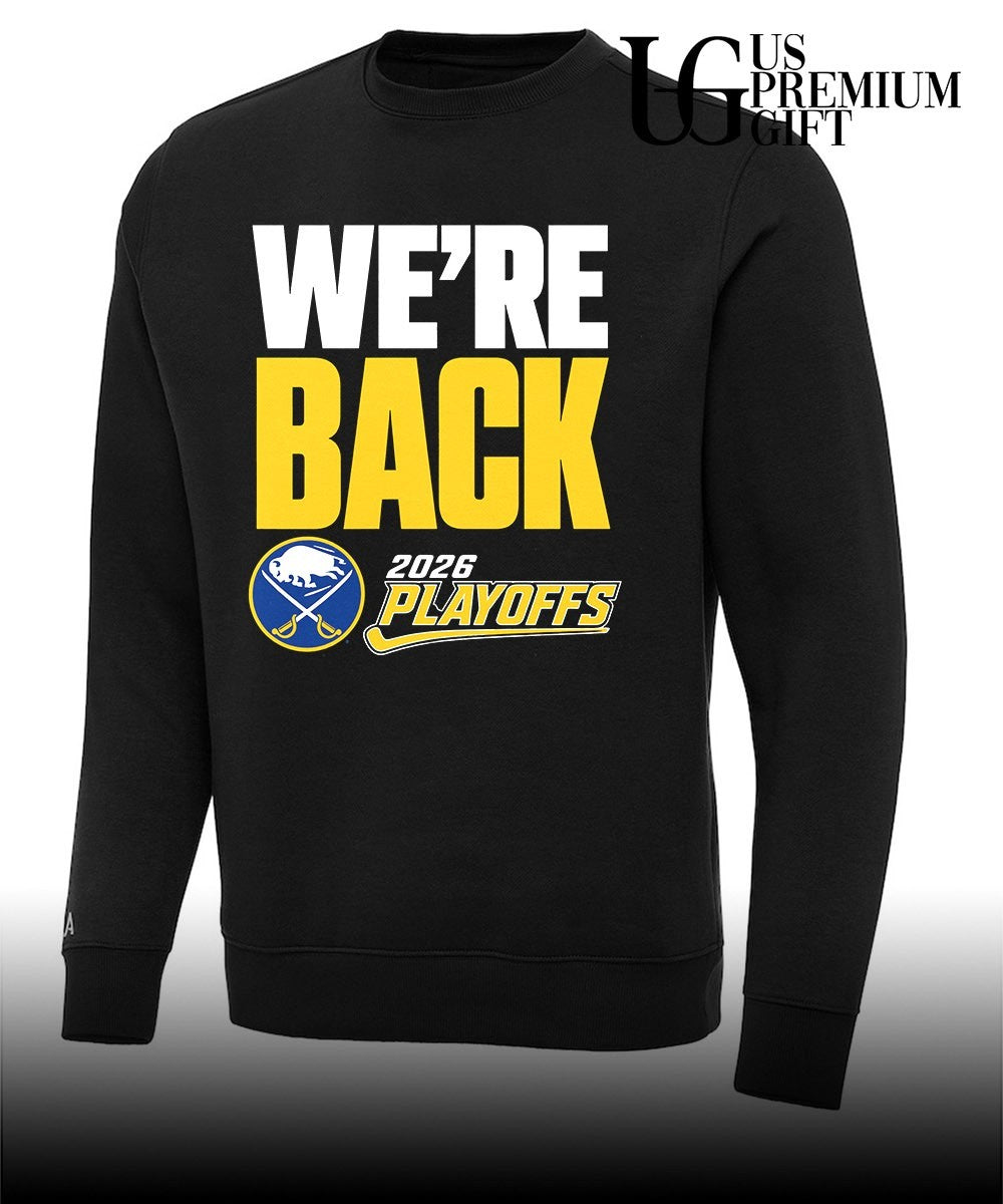 We Are Back Buffalo Sabres 2026 Stanley Cup Playoffs logo shirt