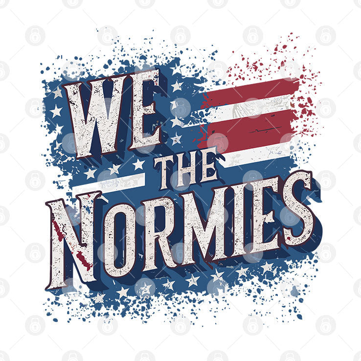 We The Normies American Flag T Shirt