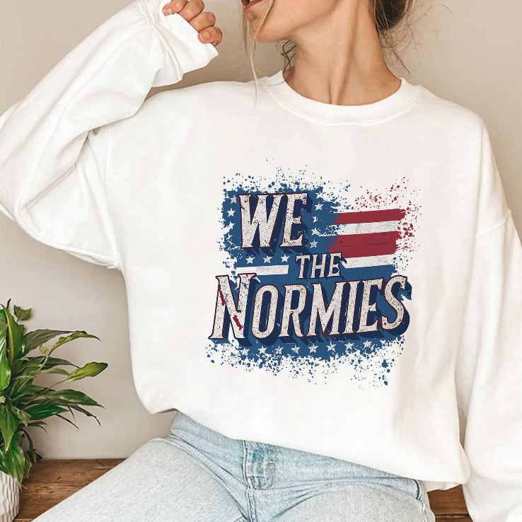 We The Normies American Flag T Shirt