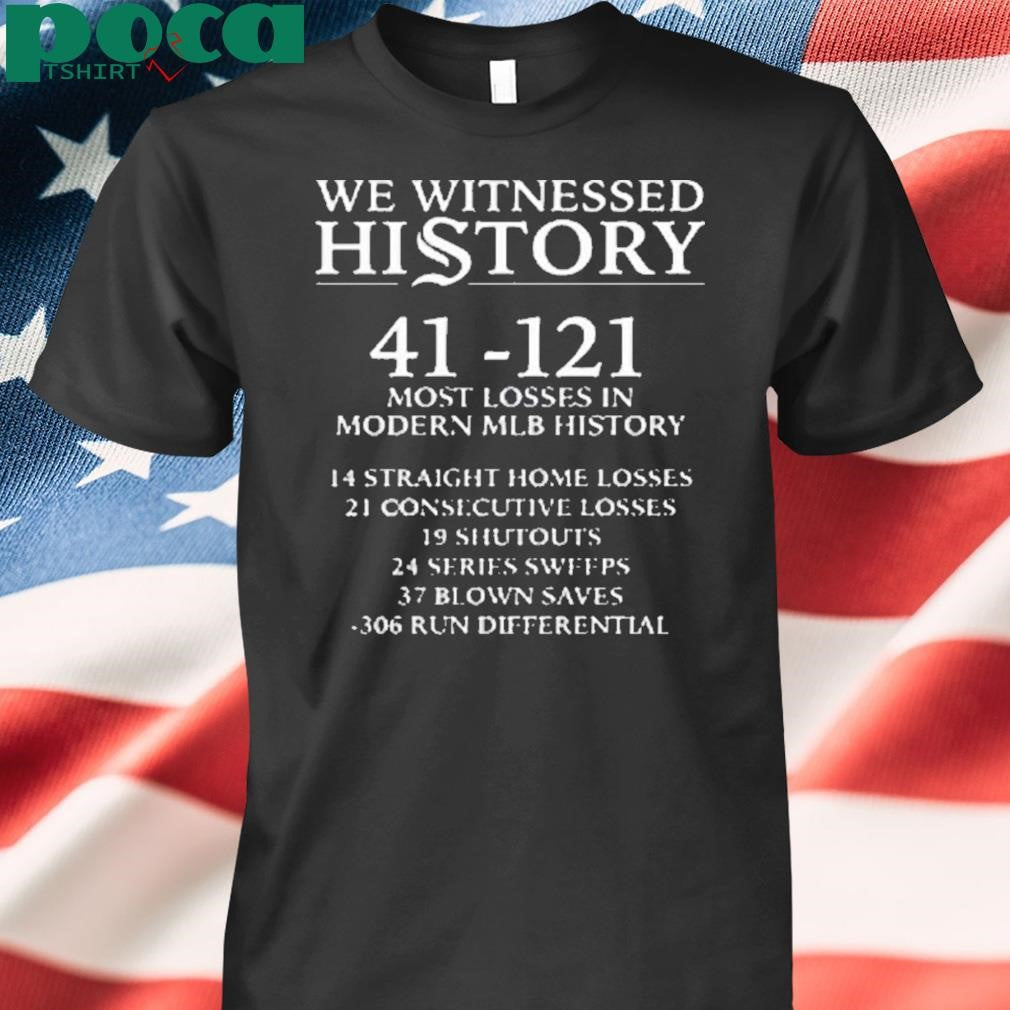 We Witnessed History Celebrating The 2024 White Sox Shirt