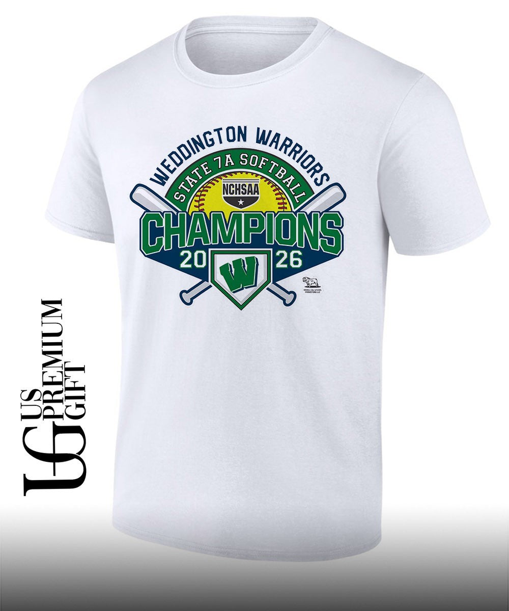 Weddington Warriors NCHSAA 7A Softball State Champions 2026 shirt