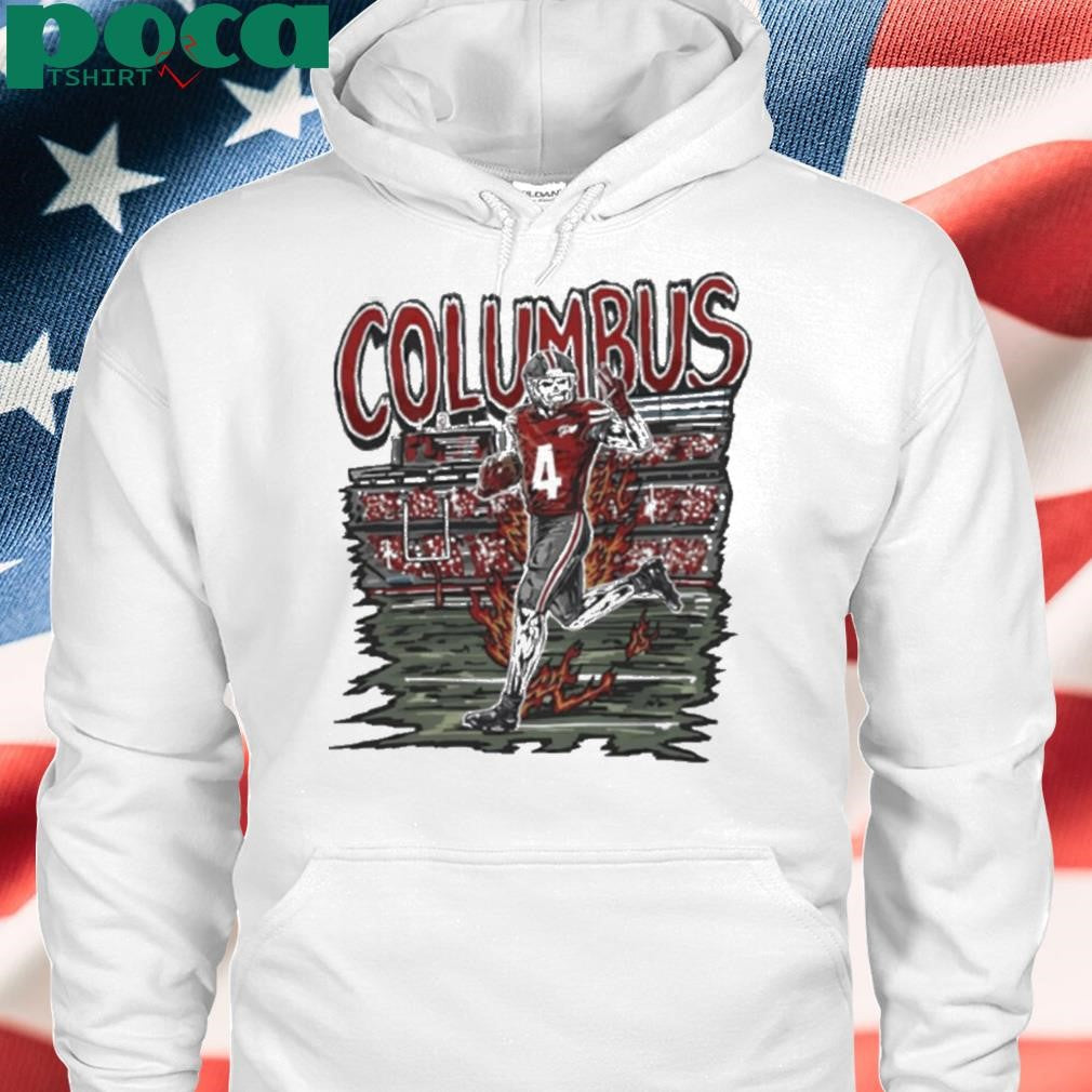 Welcome to Columbus Football skeleton player shirt
