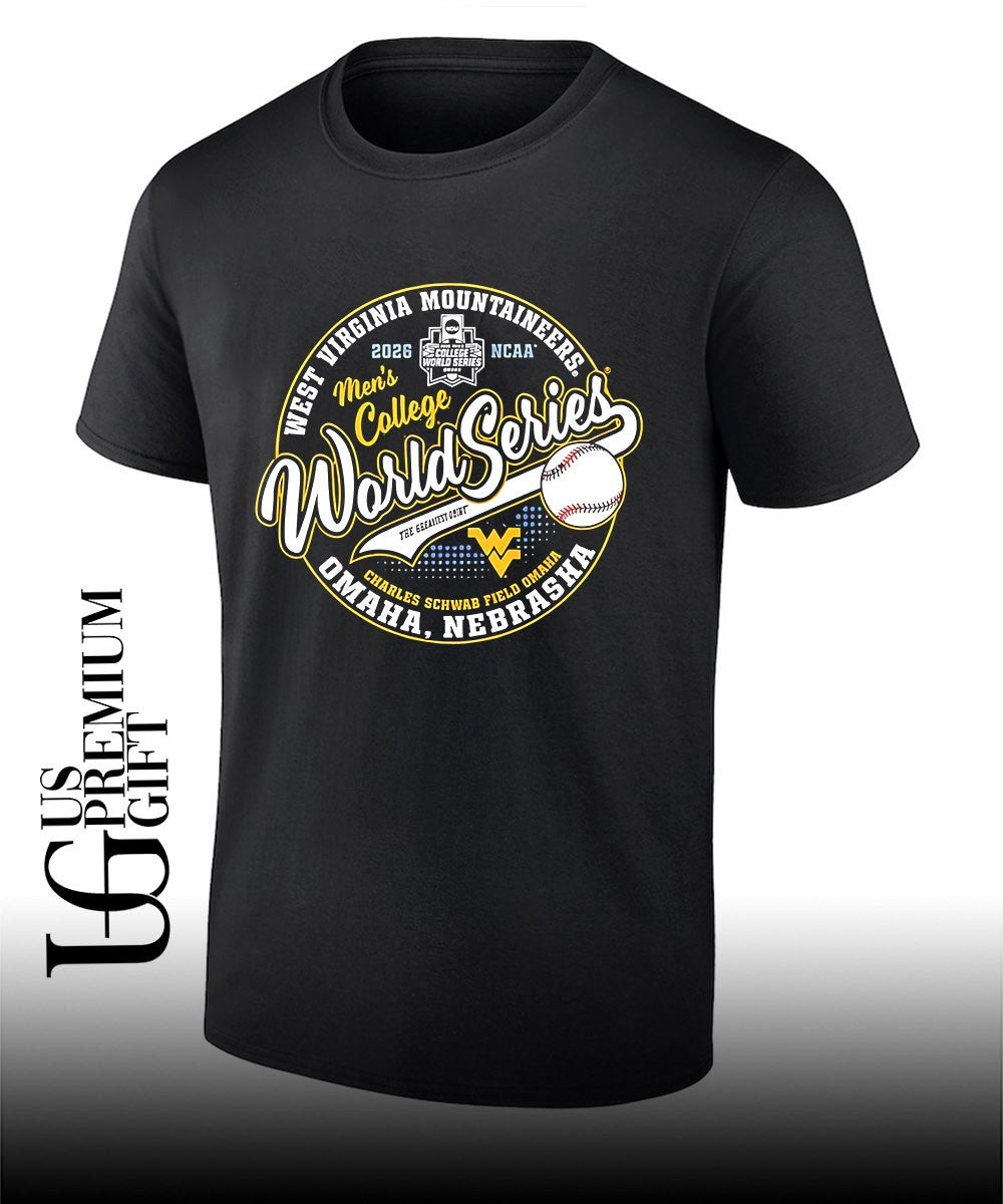 West Virginia Mountaineers 2026 College World Series Omaha Nebraska shirt