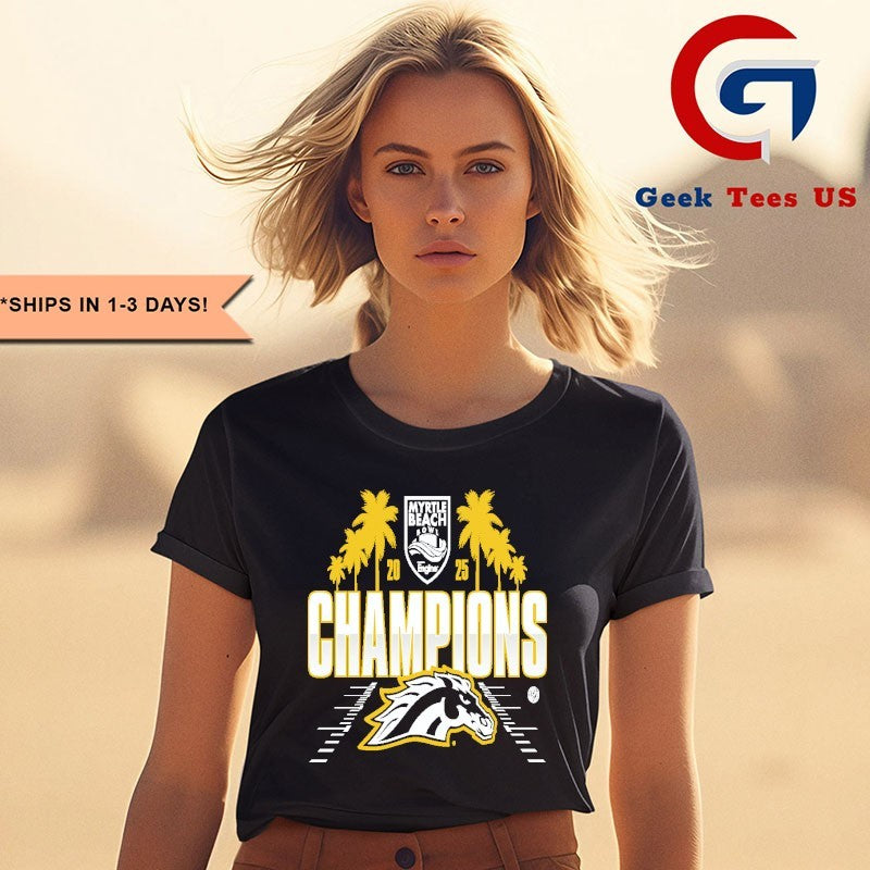 Western Michigan Broncos football Myrtle Beach Bowl 2025 Champions T-shirt
