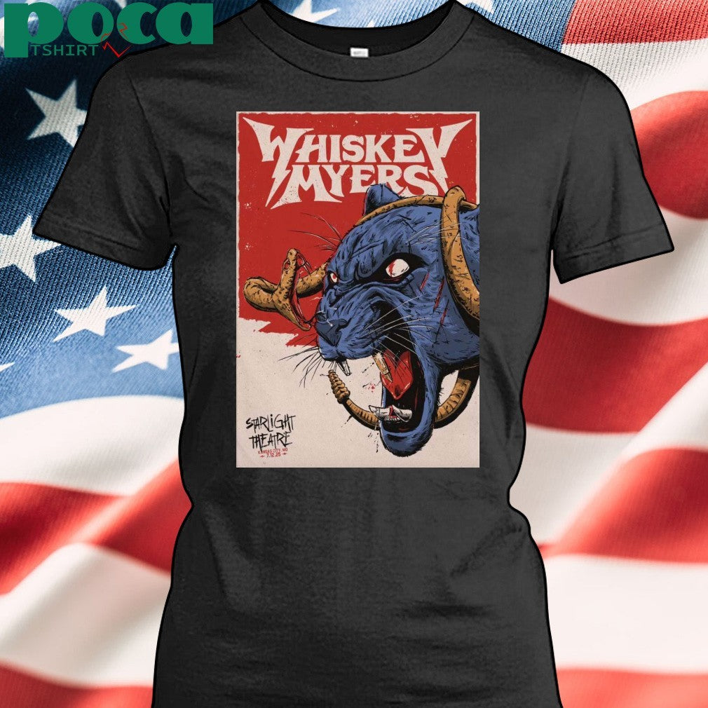 Whiskey Myers 7-12-2025 Starlight Theatre In Kansas City MO Poster shirt