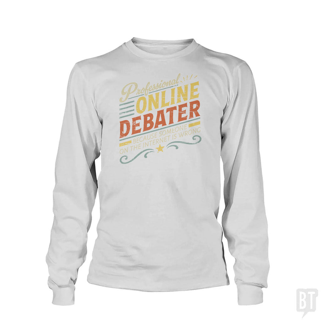 Professional Online Debater Long Sleeve