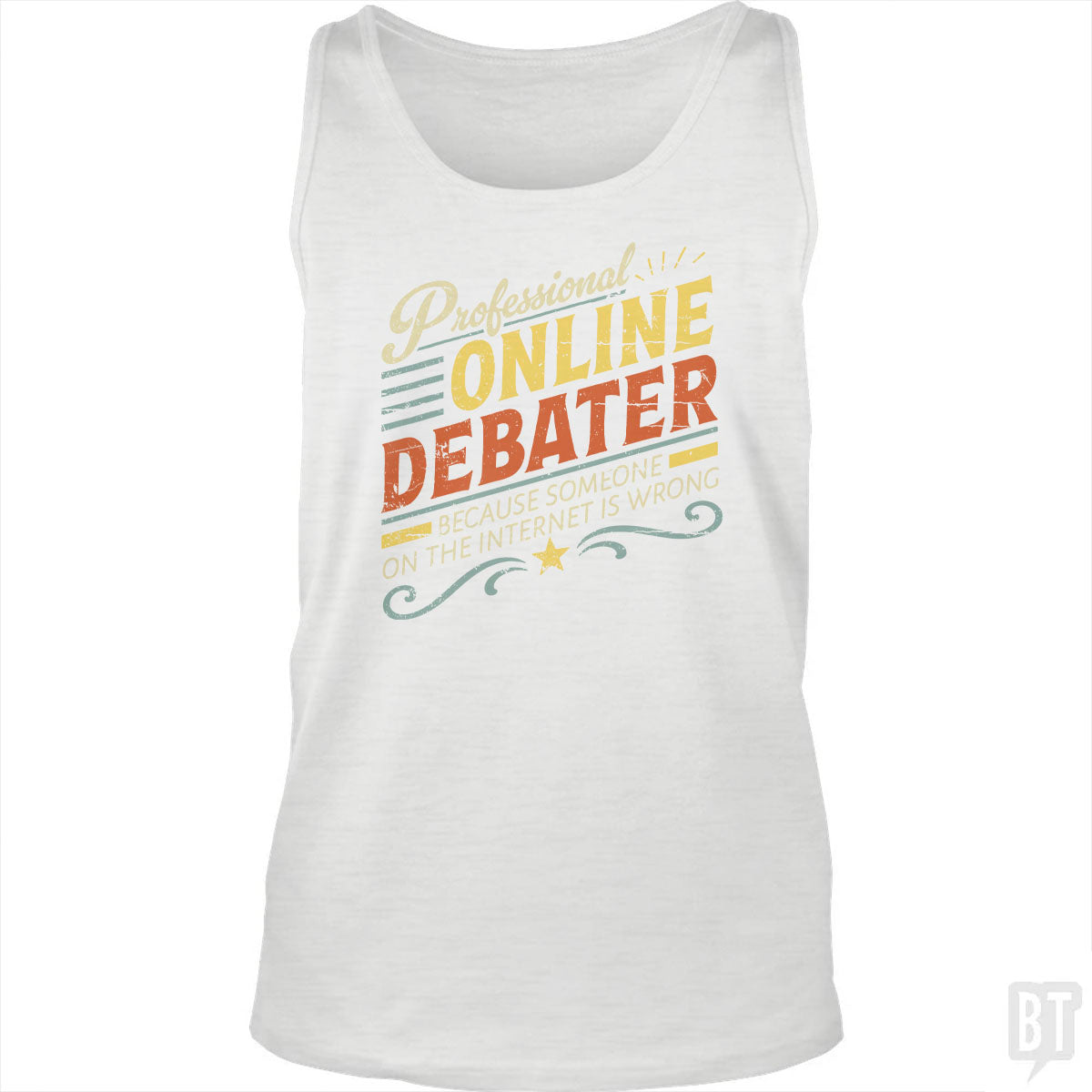 Professional Online Debater Tank Top