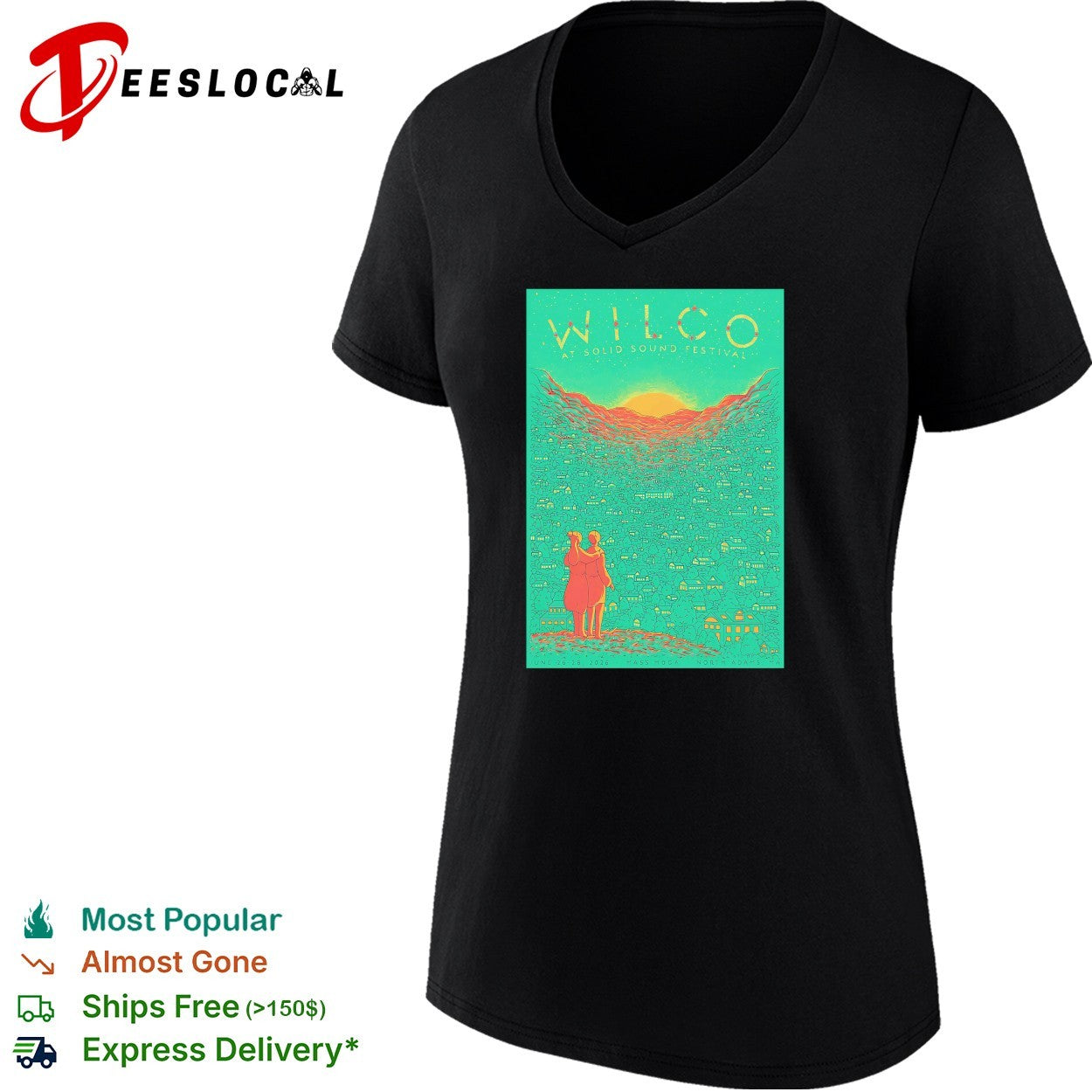 Wilco Solid Sound Festival In North Adams MA June 26 8 2026 poster shirt